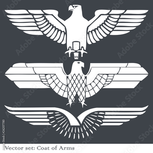 Eagle coat of arms heraldic