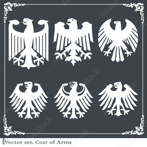 Eagle coat of arms heraldic