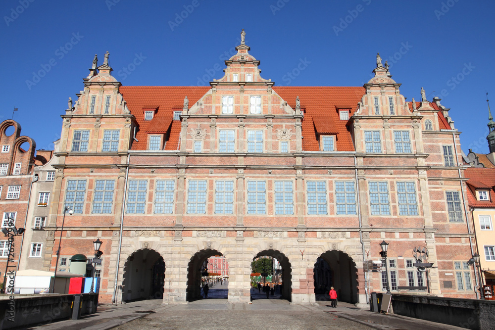 Naklejka premium Gdansk - Green Gate palace