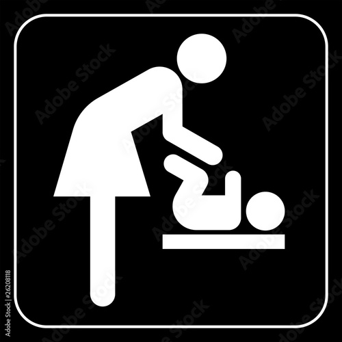 baby stroller symbol , vector
