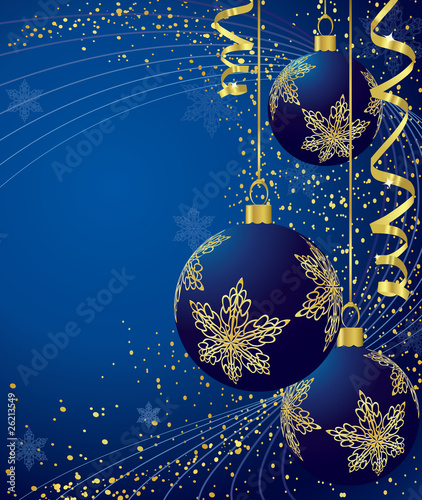 Weihnachten, blau