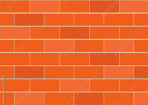 Vector brick wall