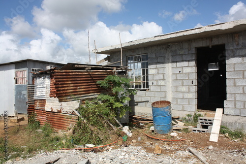 construction de logement, bidonville