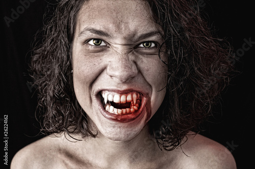 Fotografie portrait of a vampire