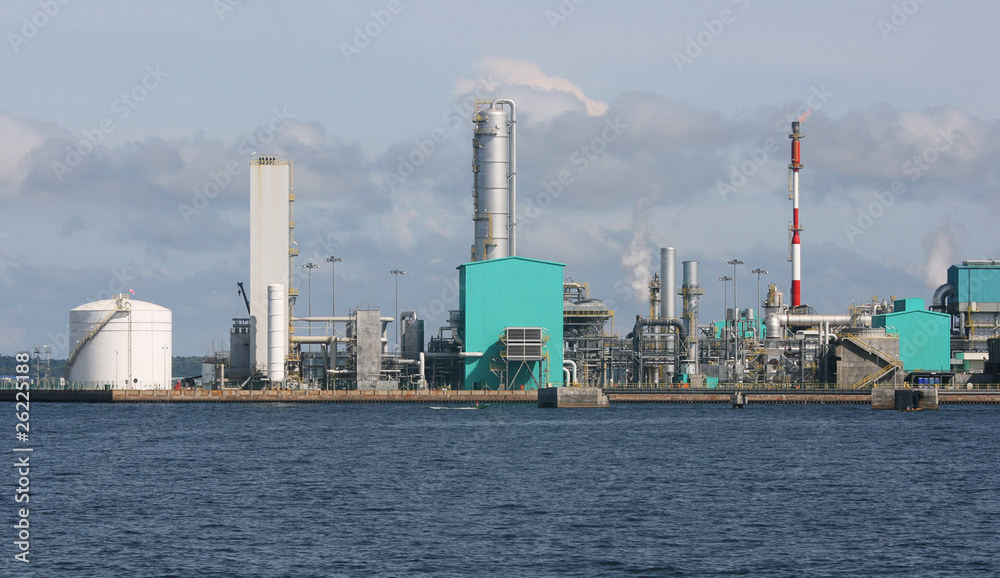 Oil Refinery on the Coast