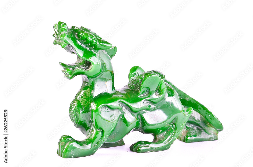 Fototapeta premium Jade Chinese Sacred Animal (call in chinese is PE-SIA)