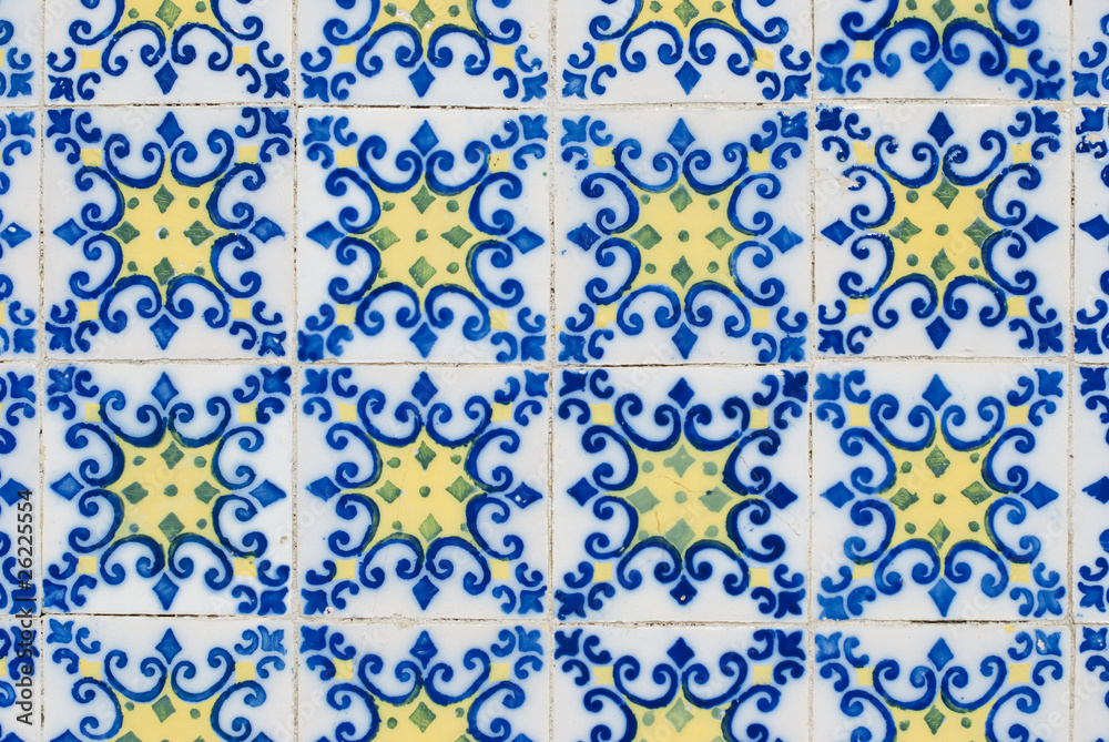 Portuguese glazed tiles