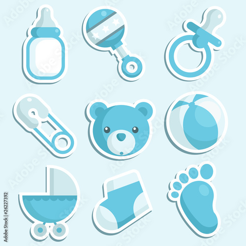Baby boy icons #26227392