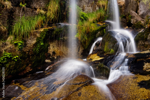 Fototapeta Naklejka Na Ścianę i Meble -  Beautiful waterfall at the national park, Portugal