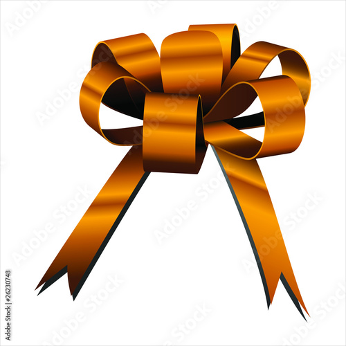 Beautiful purple bow VECTOR