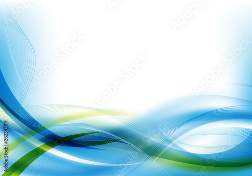 abstract blue/green design