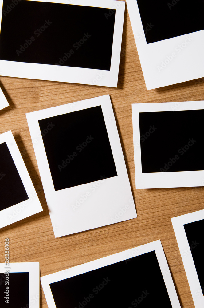Designer concept - blank photo frames for your photos Designer concept - blank photo frames for your photos