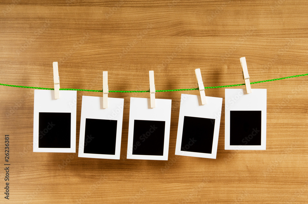 Designer concept - blank photo frames for your photos Designer concept - blank photo frames for your photos