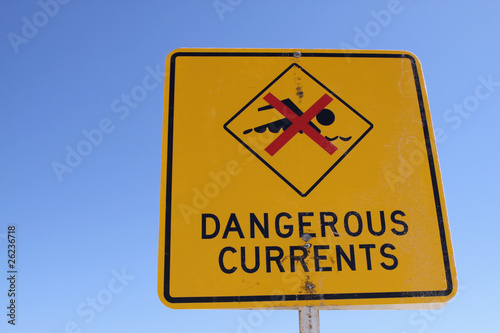 Dangerous currents - Bondi beach