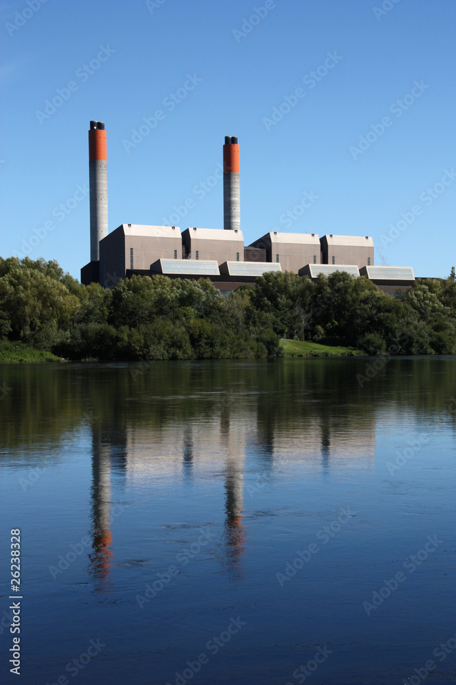 Coal Power Plant in Huntly, New Zealand