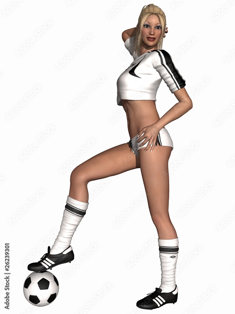 Sexy soccer player