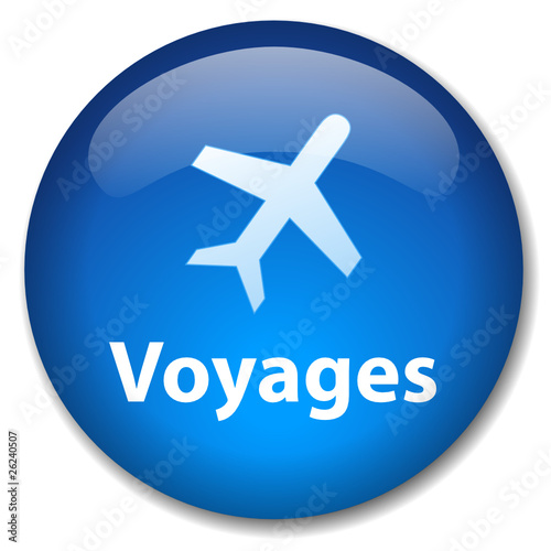 Bouton Web VOYAGES (agence de tourisme vols destinations guide)