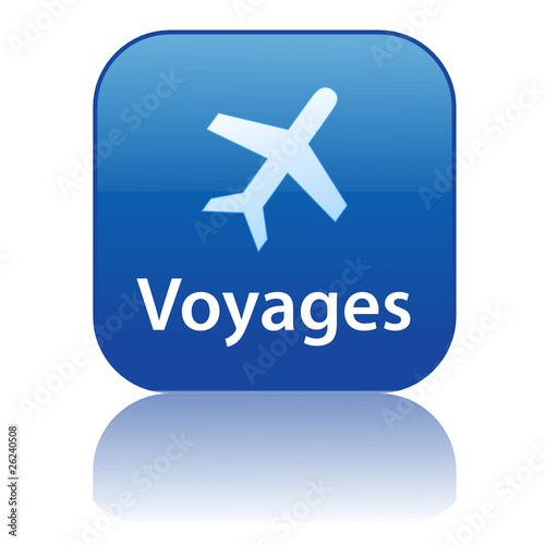 Bouton Web VOYAGES (vols destinations agence de tourisme guide)
