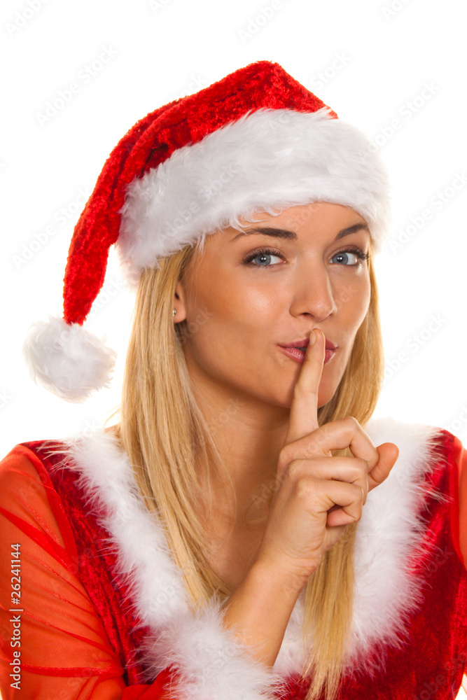 Weihnachtsmann zu Weihnachten mit Geschenken. Stock-Foto | Adobe Stock