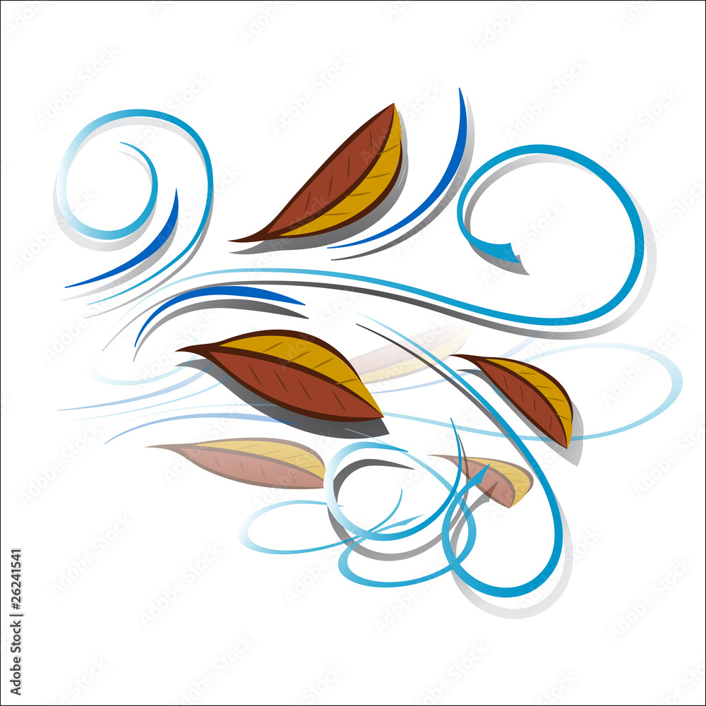 Obraz premium wind icon vector
