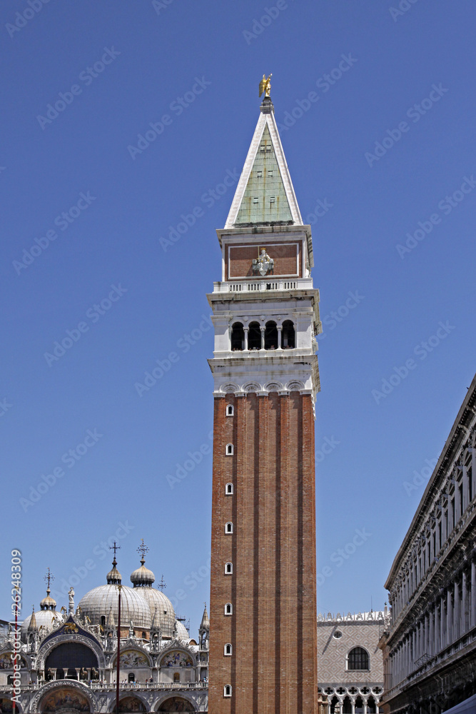 Venedig, Markusturm, Campanile - Venice, St Marks campanile