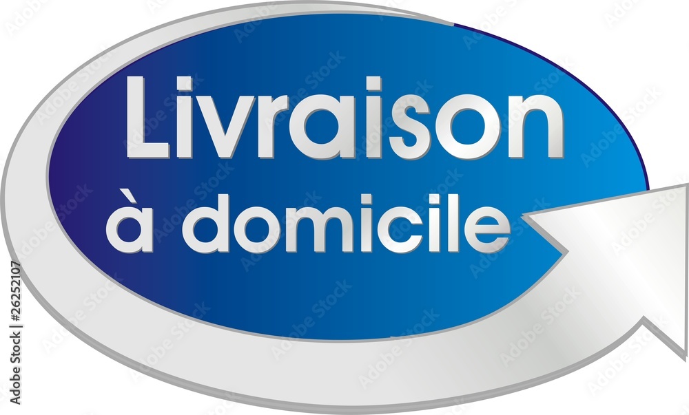 bouton livraison à domicile