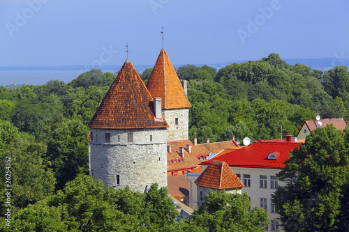Towers of Tallinn, Estonia