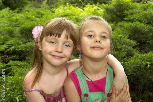 Two little girls