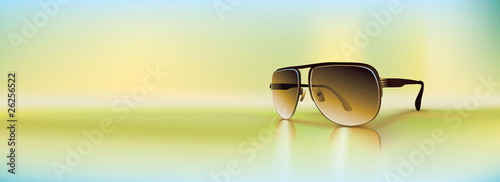 Vector retro sunglasses
