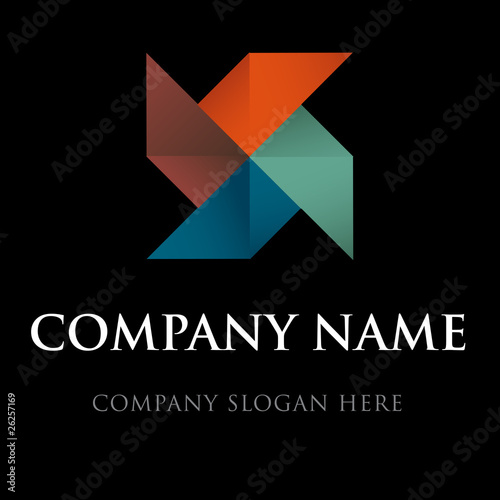 Pinwheel Origami Logo