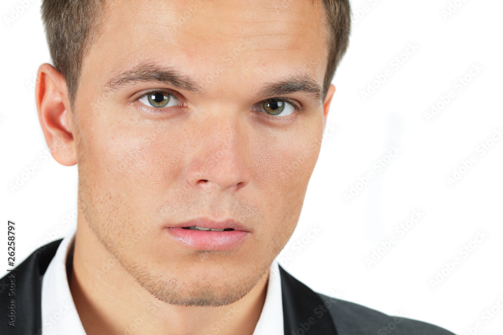 Portrait of a confident young businessman isolated Portrait of a confident young businessman isolated