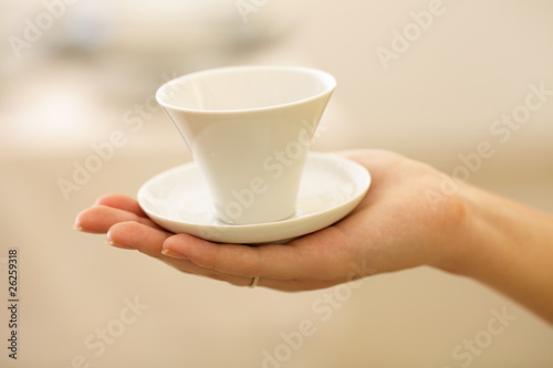 Coffee cup in your hand