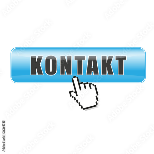 Button Kontakt blau