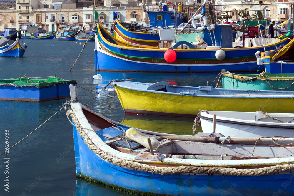 Malta fishing village