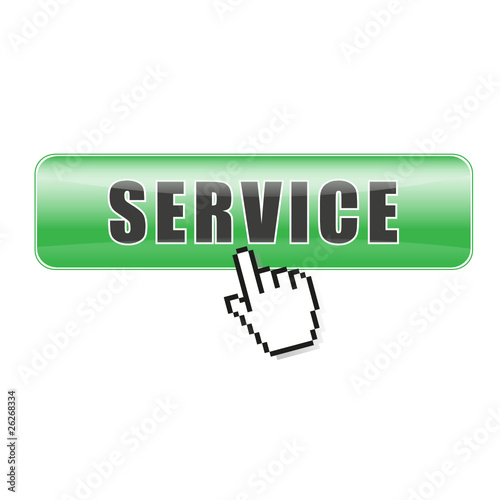 Button Service grün