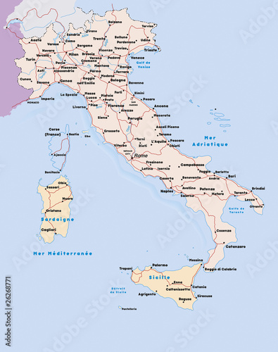 CARTE_ITALIE_VECTEUR