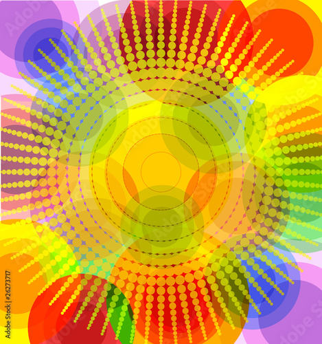 vector illustration of an abstract sunny background.