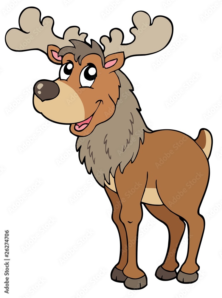 Cartoon reindeer Cartoon reindeer
