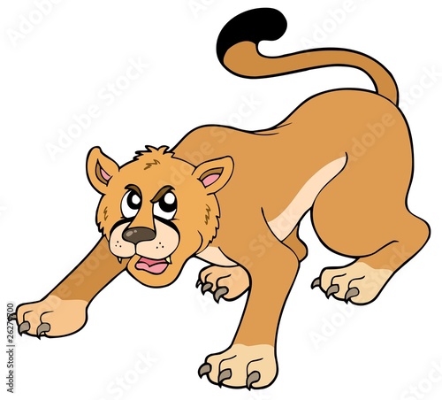 Cartoon puma