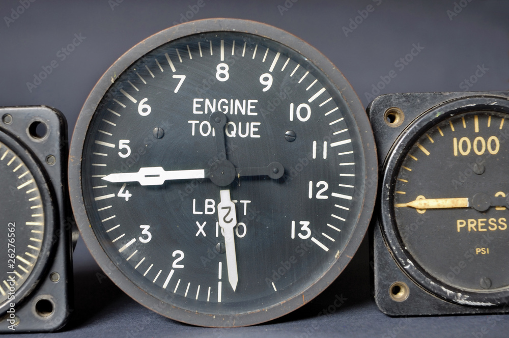 Old airplane and helicopter flying gages Old airplane and helicopter flying gages