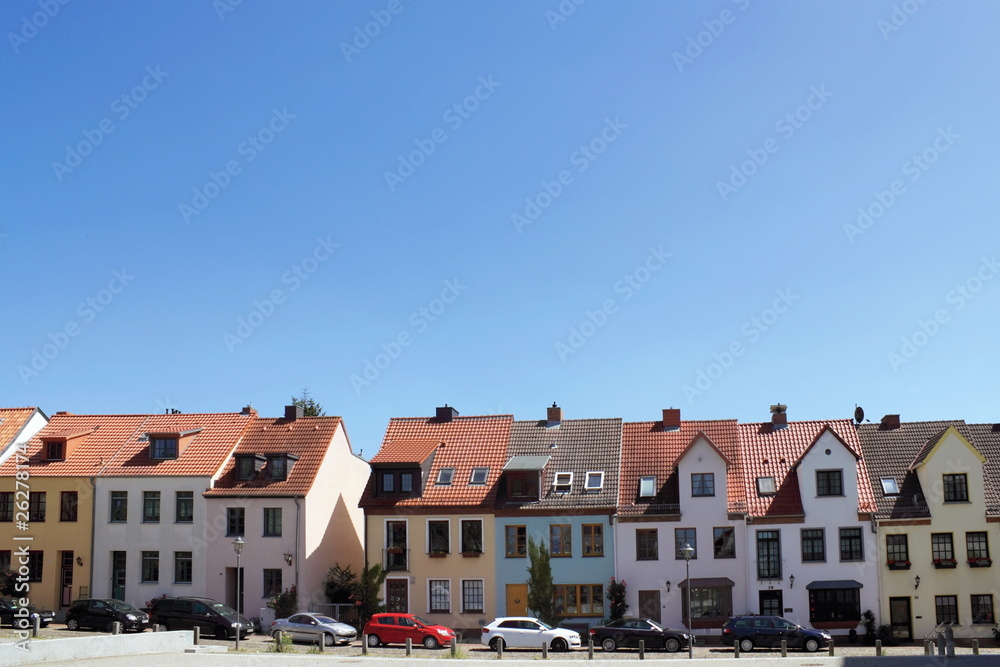 Rostock, Häuserzeile am Alten Markt