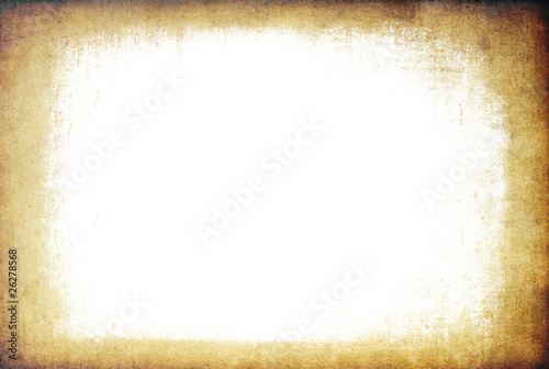Foto Grunge frame background with isolated copyspace.