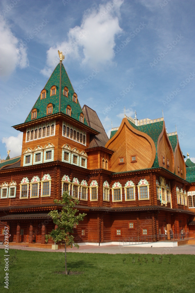 Palace in the Kolomenskoe.