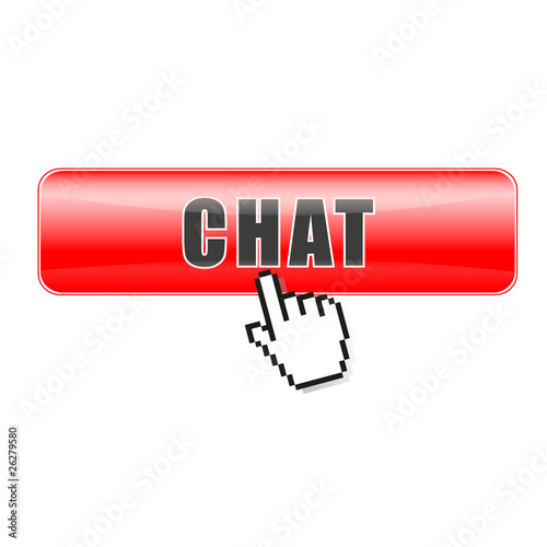 Button Chat rot