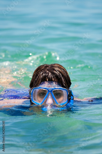 Woman Snorkeling