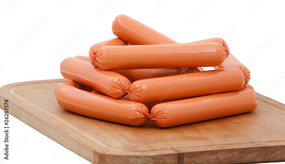 meat delicatessen on the board isolated on the white meat delicatessen on the board isolated on the white