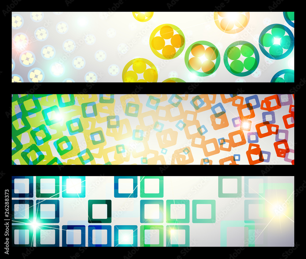 Fototapeta premium abstract banners