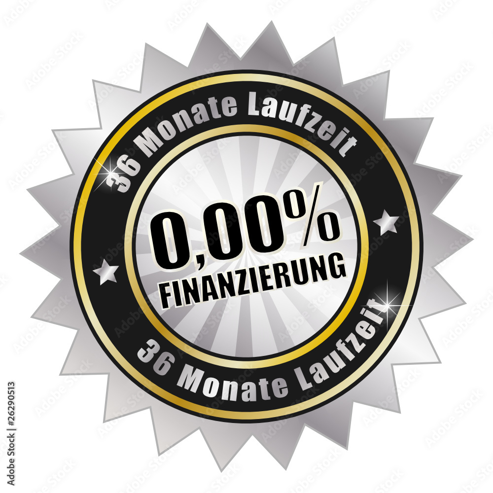 0%-Finanzierung, 36 Monate Laufzeit