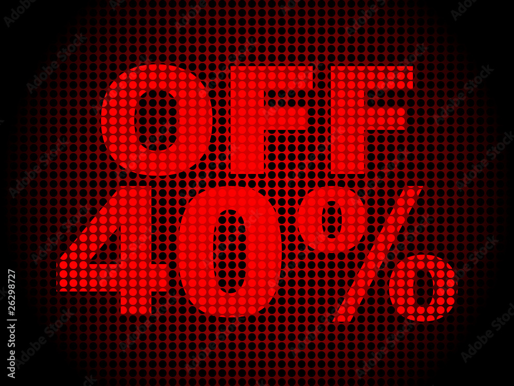 forty percent discount background forty percent discount background
