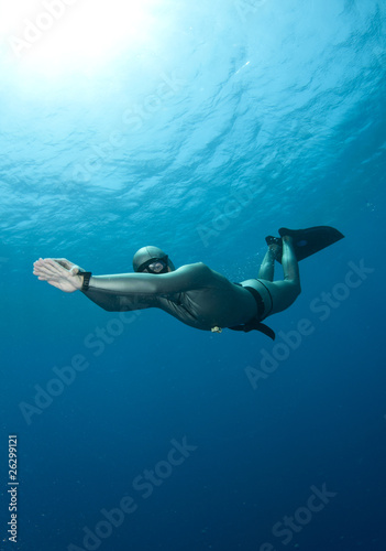 Free diver © JonMilnes